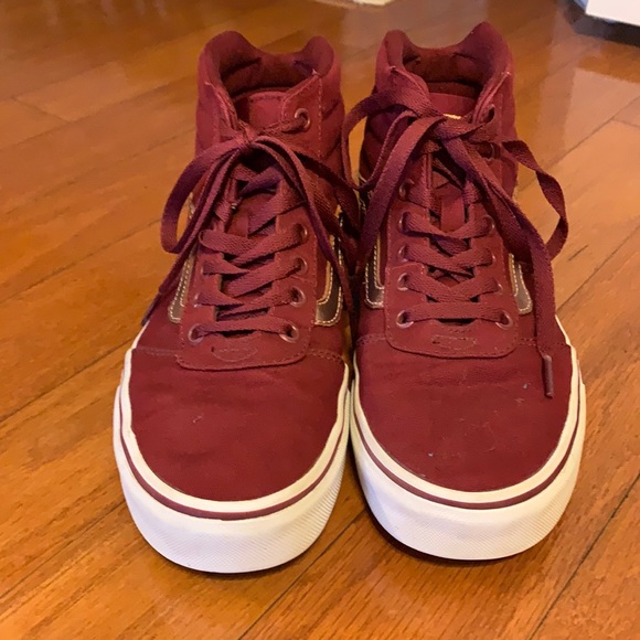 Vans Shoes - These are maroon Vans.